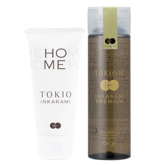 Tokio IE Inkarami Premium Shampoo & Tokio IE Inkarami Home Mask - atjaunojošs matu komplekts