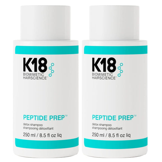 K18 Duet Peptide Prep Detox Shampoo - attīrošs matu šampūns 2x 250 ml