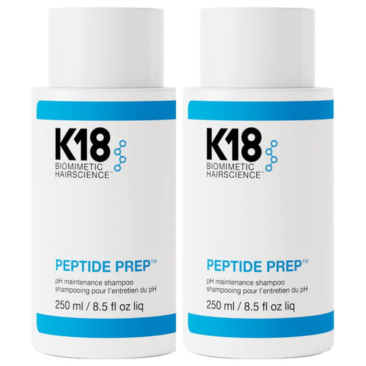 K18 Duo Peptide Prep Detox Shampoo - attīrošs matu šampūns 2x 250 ml