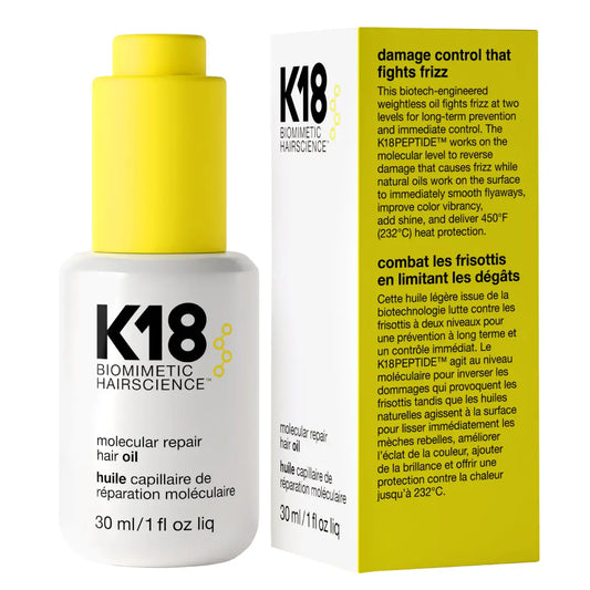 K18 Molecular Repair Hair Oil - plaukus atkuriantis aliejus 30ml