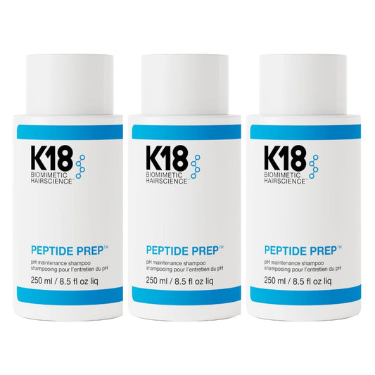 K18 Trio Peptide Prep Detox Shampoo - attīrošs matu šampūns 3x 250 ml