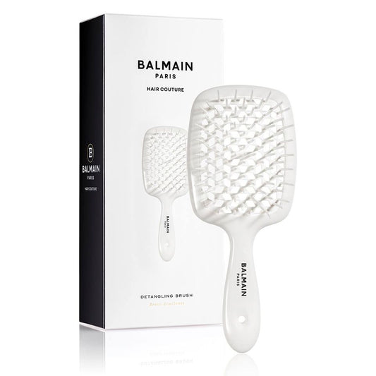 Balmain Hair Detangling Brush White – painduvate harjastega juuksehari juuste lahtiharutamiseks