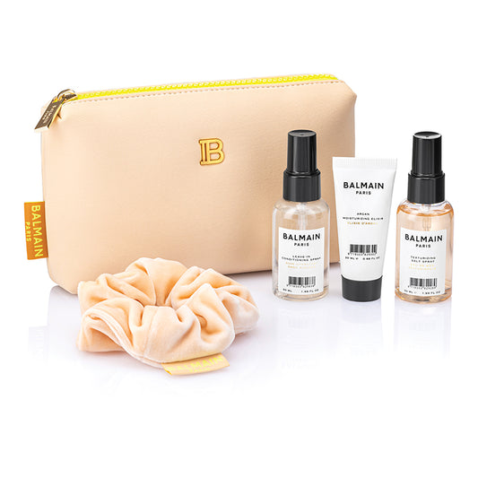 Balmain Hair Cosmetic Bag Light Brown - Kosmētikas soma + travel size ceļojuma produkti