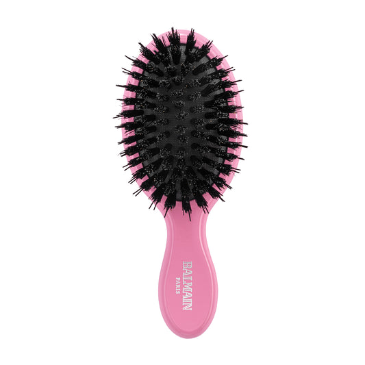 Balmain Hair Extension Brush Mini Pink - Mini matu suka pieaudzētiem matiem rozā